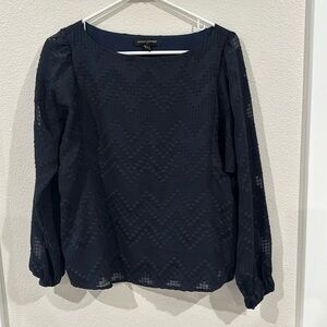 Banana Republic Navy Blouse